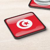Dessous-de-verre Drapeau de Tunisie (Côté gauche)
