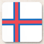 Dessous-de-verre Drapeau des îles Féroé (Devant)