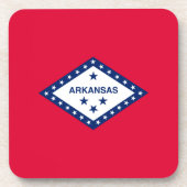 Dessous-de-verre Drapeau d'État Arkansas (Devant)