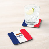 Dessous-de-verre Drapeau d'État Iowa (Côté Droit)