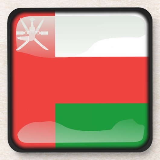 Dessous-de-verre Drapeau d'Oman (Devant)
