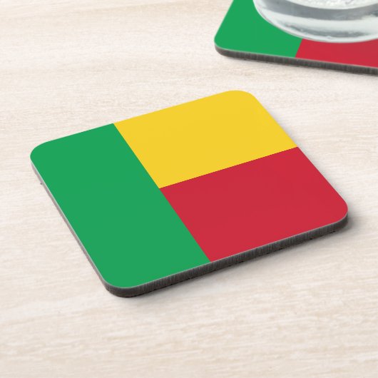 Dessous-de-verre Drapeau du Bénin (Côté gauche)