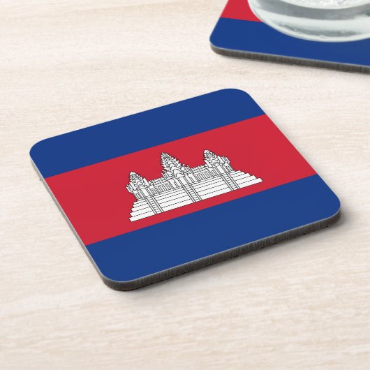 Dessous-de-verre drapeau du Cambodge (Côté gauche)
