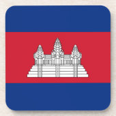 Dessous-de-verre drapeau du Cambodge (Devant)