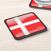 Dessous-de-verre Drapeau du Danemark (Côté gauche)