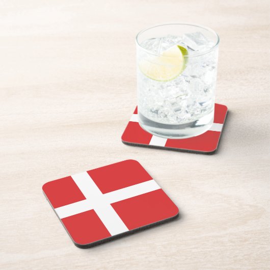 Dessous-de-verre Drapeau du Danemark (Côté Droit)