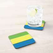 Dessous-de-verre Drapeau du Gabon (Côté Droit)