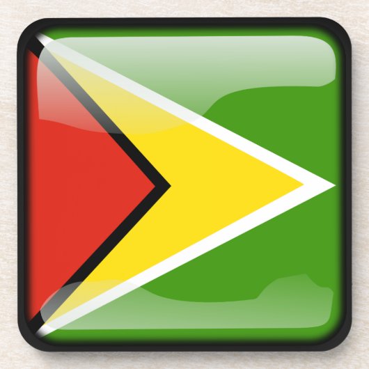 Dessous-de-verre Drapeau du Guyana (Devant)