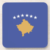 Dessous-de-verre drapeau du Kosovo (Devant)