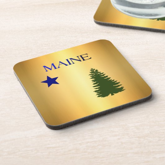 Dessous-de-verre Drapeau du Maine (1901) (Côté gauche)