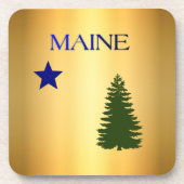 Dessous-de-verre Drapeau du Maine (1901) (Devant)