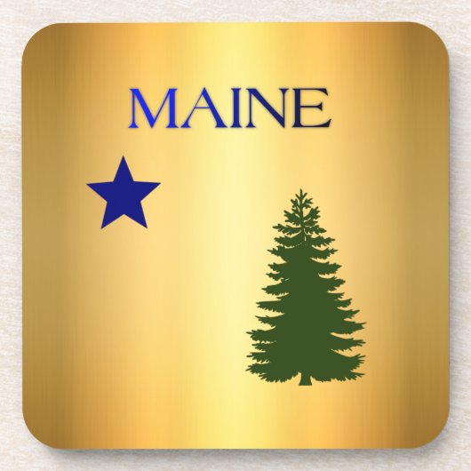 Dessous-de-verre Drapeau du Maine (1901) (Devant)