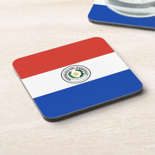 Dessous-de-verre Drapeau du Paraguay (Côté gauche)