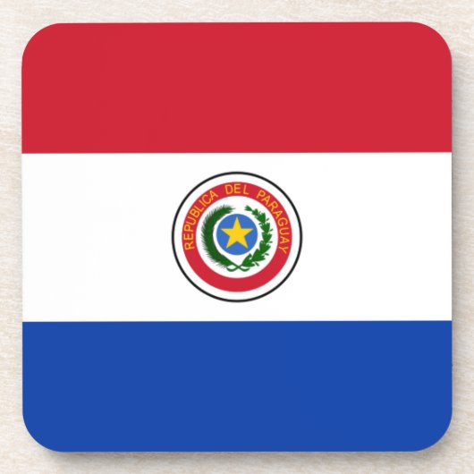 Dessous-de-verre Drapeau du Paraguay (Devant)