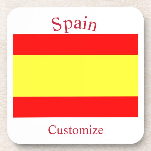 Dessous-de-verre Drapeau du pays Espagne Thunder_Cove (Devant)