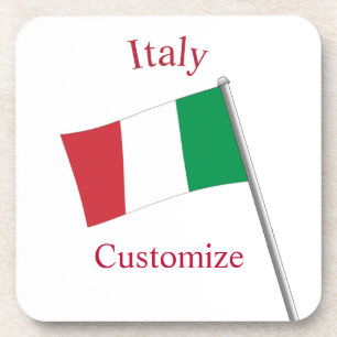 Dessous-de-verre Drapeau du pays Italie Thunder_Cove