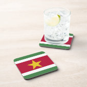 Dessous-de-verre drapeau du Suriname (Côté Droit)