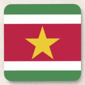 Dessous-de-verre drapeau du Suriname (Devant)
