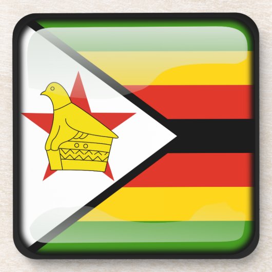 Dessous-de-verre Drapeau du Zimbabwe (Devant)