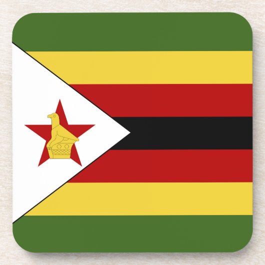 Dessous-de-verre drapeau du Zimbabwe (Devant)