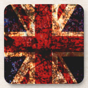 Dessous-de-verre Drapeau d'Union Jack UK Worn