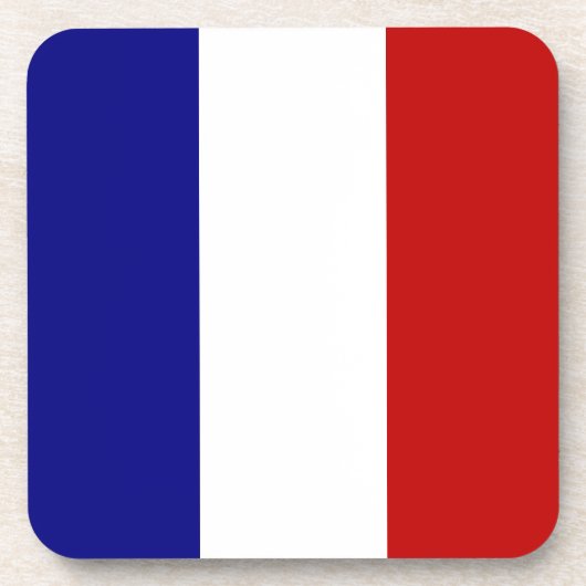 Dessous-de-verre Drapeau français (Devant)