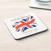 Dessous-de-verre Drapeau King Charles III Union Jack (Côté gauche)