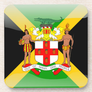 Dessous-de-verre Drapeau laqué jamaïcain
