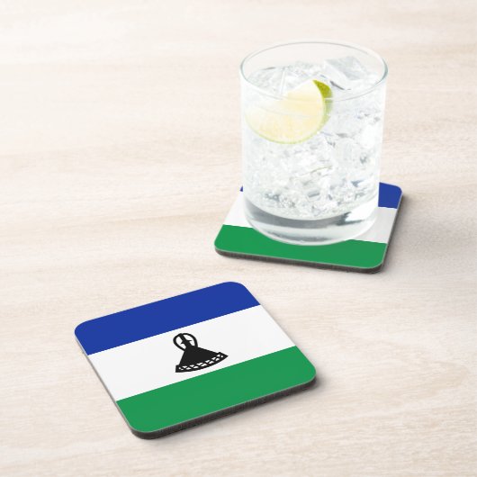Dessous de verre Drapeau Lesotho (Côté Droit)