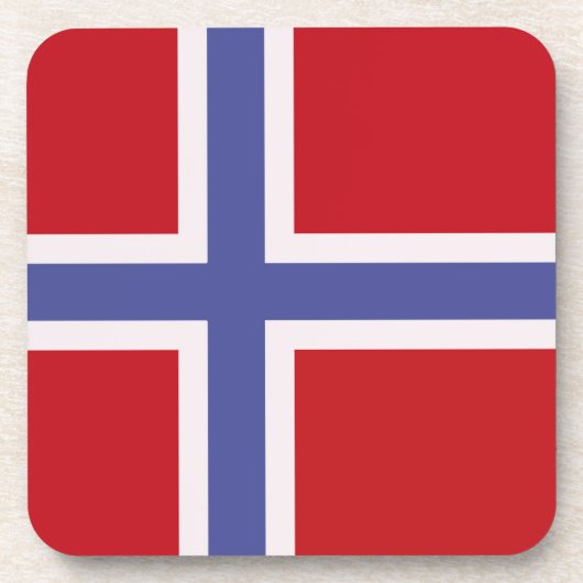 Dessous-de-verre Drapeau norvégien (Devant)