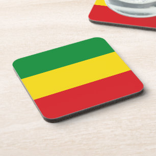 Dessous-de-verre Drapeau rastafari éthiopien Rasta