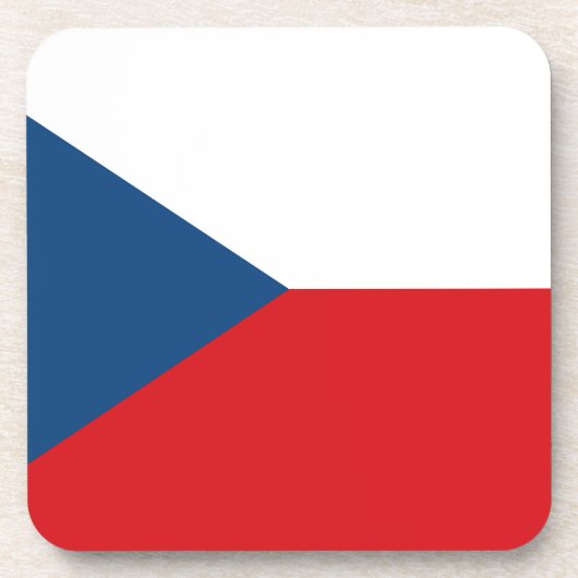 Dessous-de-verre Drapeau République tchèque (Devant)