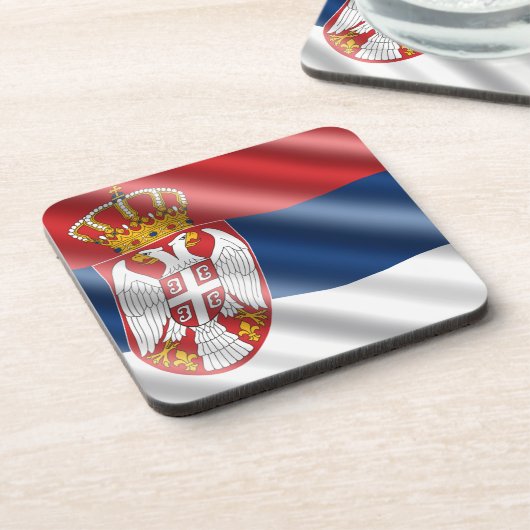 Dessous-de-verre Drapeau serbe (Côté gauche)