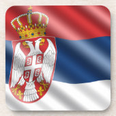 Dessous-de-verre Drapeau serbe (Devant)