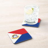 Dessous-de-verre Drapeau Sint Maarten (Côté Droit)