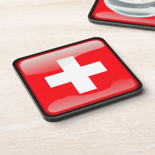 Dessous-de-verre Drapeau suisse (Côté gauche)