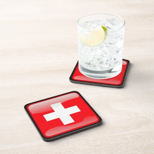 Dessous-de-verre Drapeau suisse (Côté Droit)