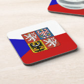 Dessous-de-verre Drapeau tchèque (Côté gauche)