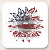 Dessous-de-verre Drapeau tournesol  (Devant)