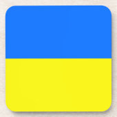 Dessous-de-verre Drapeau Ukraine (Devant)