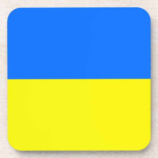 Dessous-de-verre Drapeau Ukraine (Devant)