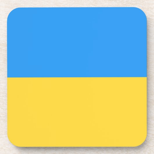 Dessous-de-verre Drapeau ukrainien (Devant)