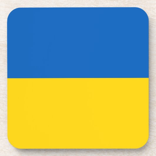 Dessous-de-verre Drapeau ukrainien (Devant)