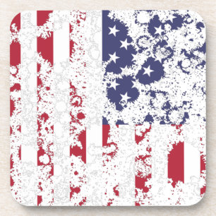 Dessous-de-verre Drapeau USA /USA effet KCALIMA par Masanser