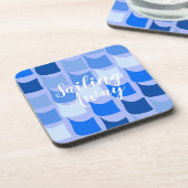 Dessous-de-verre Drapeaux bleus (Côté gauche)