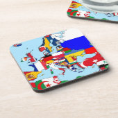 Dessous-de-verre drapeaux de l'Europe (Côté gauche)