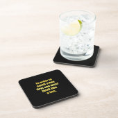 Dessous-de-verre Drôle attraper une blague de bus (Côté Droit)