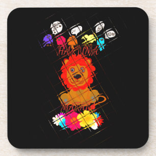 Dessous-de-verre Drôle bébé Lion King : Hakuna Matata Art Design