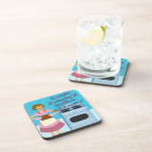 Dessous-de-verre Drôle Cheatin Brownies Slogan (Côté Droit)