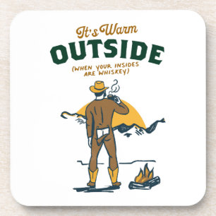 Dessous-de-verre Drôle Cowboy Boire Whiskey